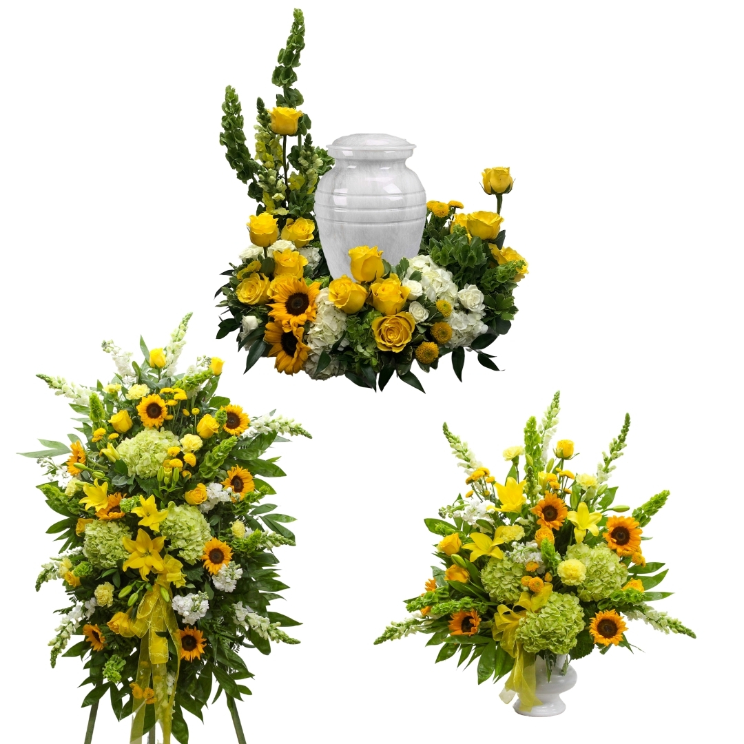 Sunshine & Rain Urn 3 Piece Set