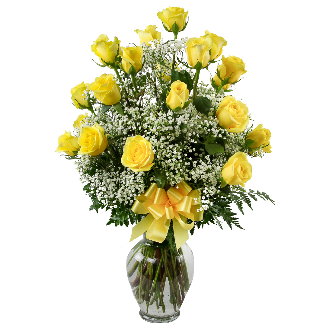 2 Dozen Roses Yellow
