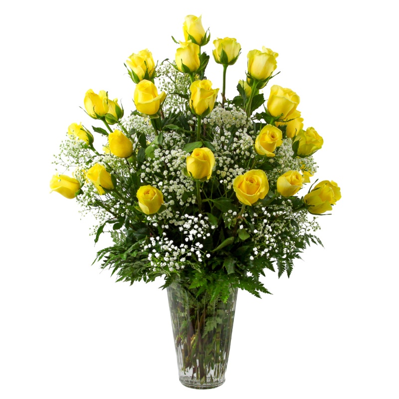3 Dozen Yellow Sympathy Roses