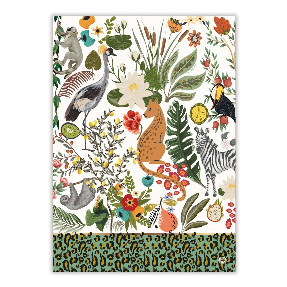 Wild Lemon Kitchen Towel