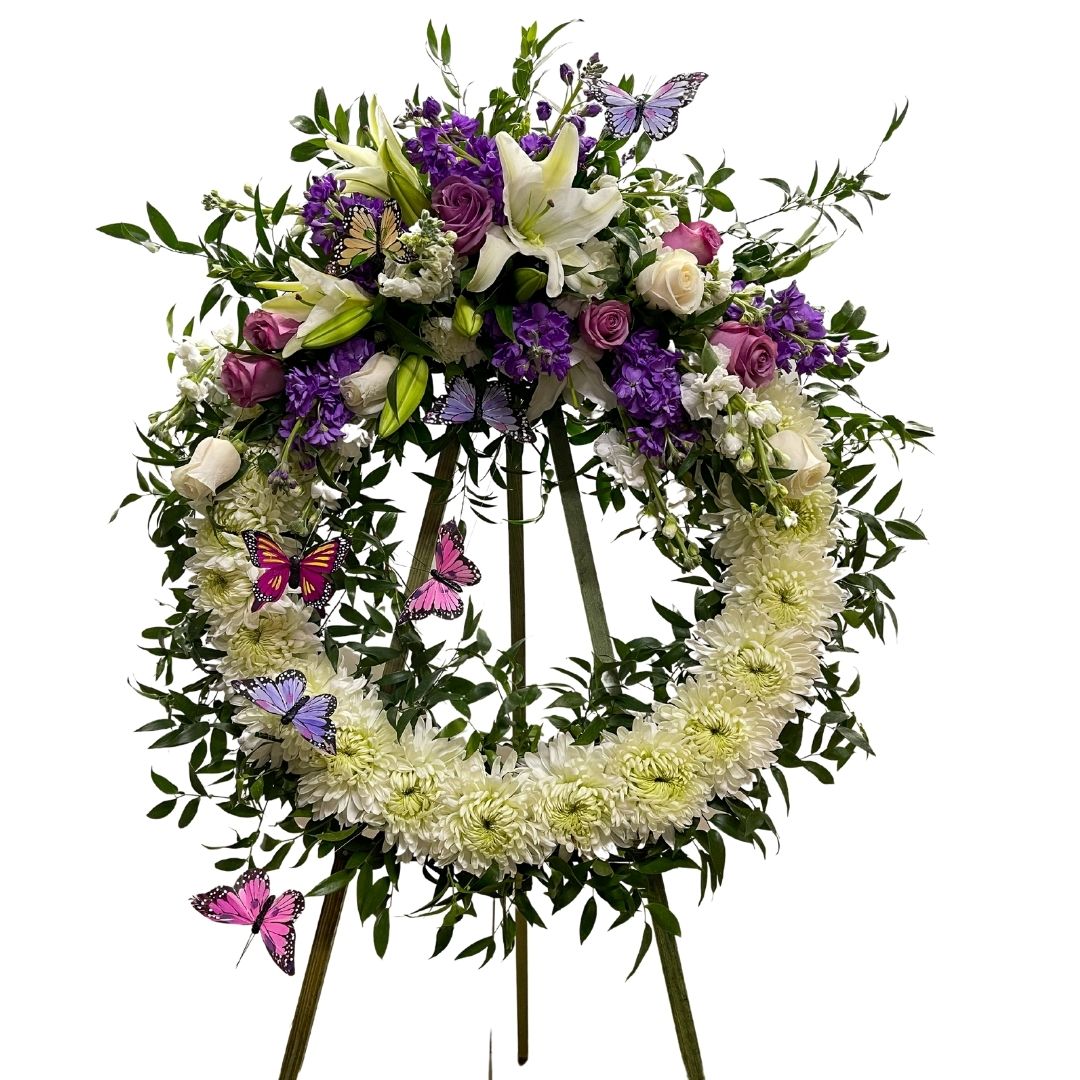 Butterflies from Heaven Wreath