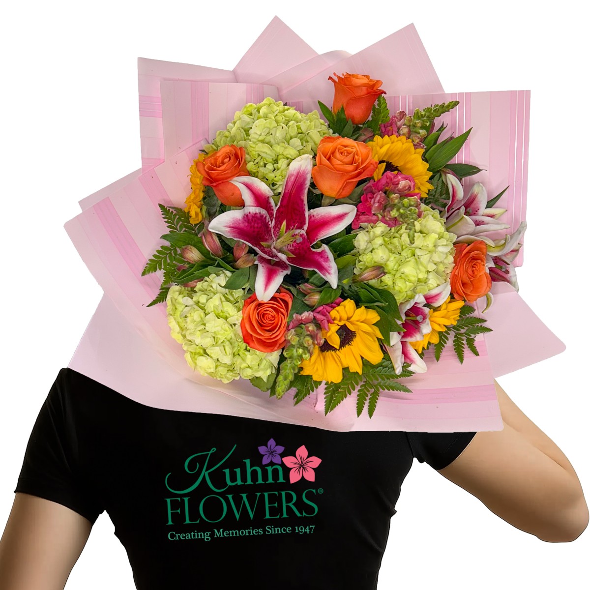 Summer Symphony Wrapped Bouquet