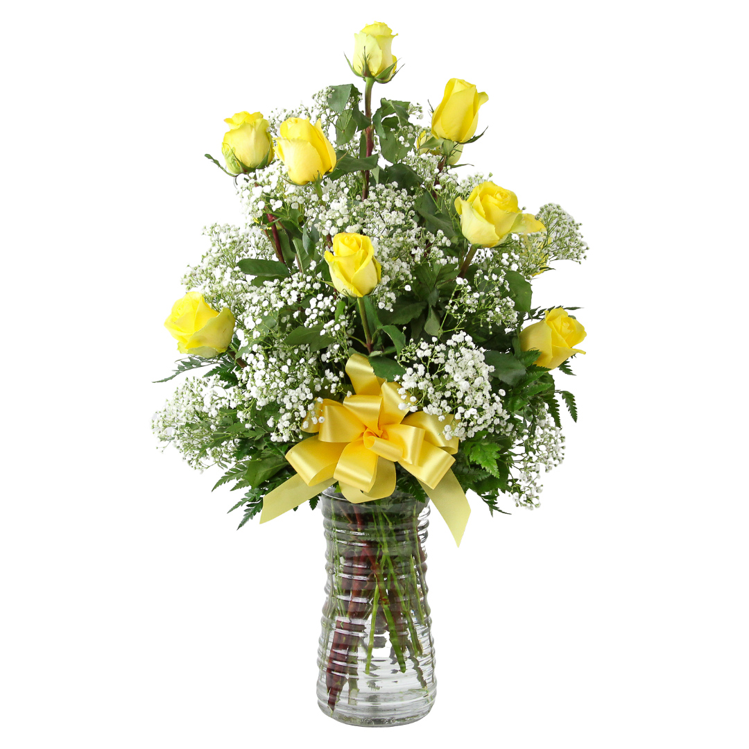 1 Dozen Roses Yellow