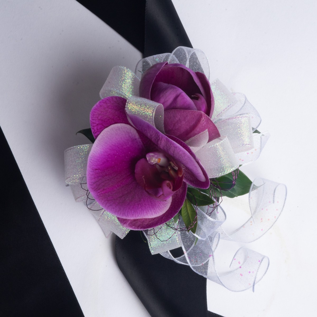 Purple Phal Orchid Corsage