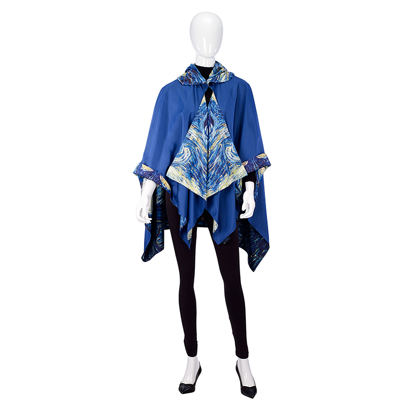 Van Gogh Starry Night RainCape