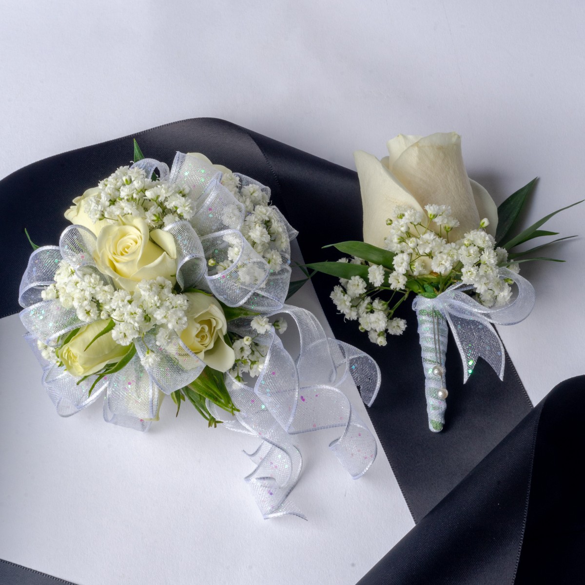Rose Corsage & Boutonniere
