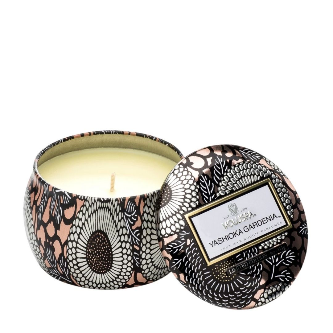 Yashioka Gardenia Petite Tin Candle