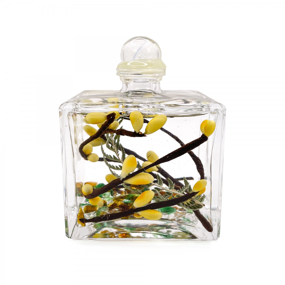 Lifetime Candle - Yellow Berry Cube
