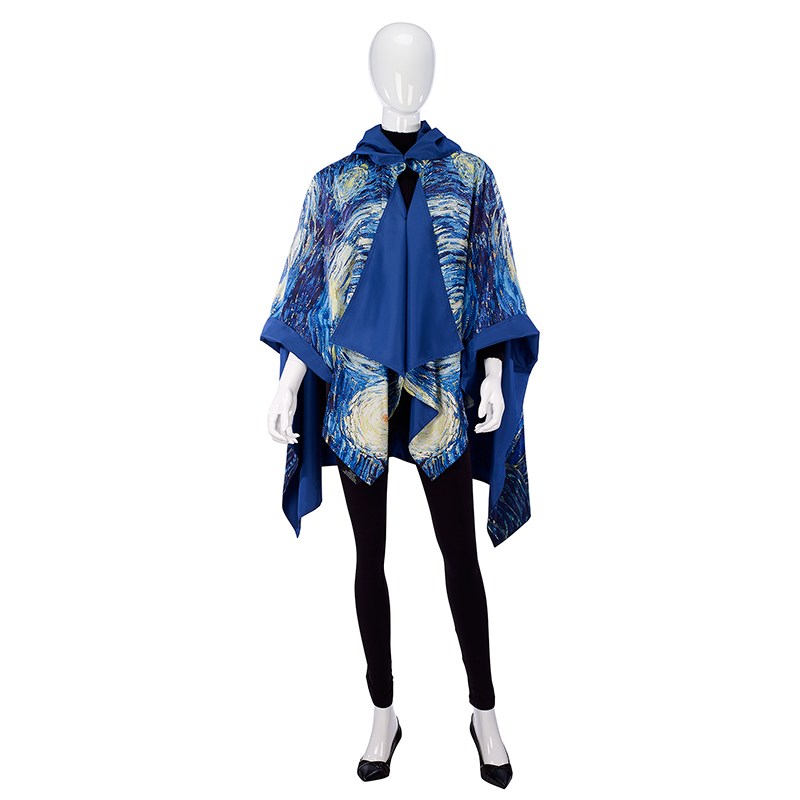 Van Gogh Starry Night RainCape - Image 2
