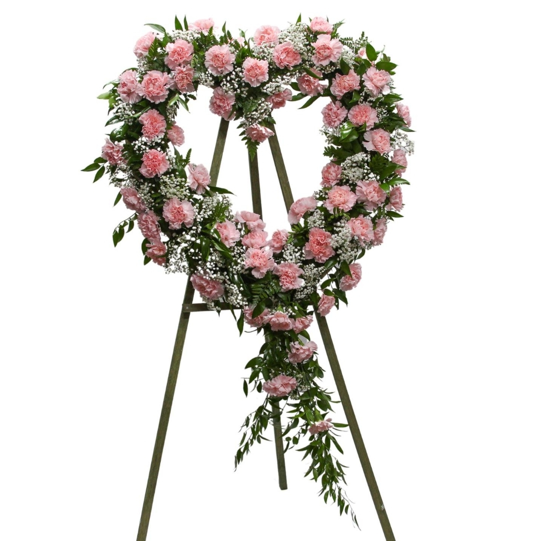 Pink Carnation Classic Sympathy 5 Piece Set - Image 4