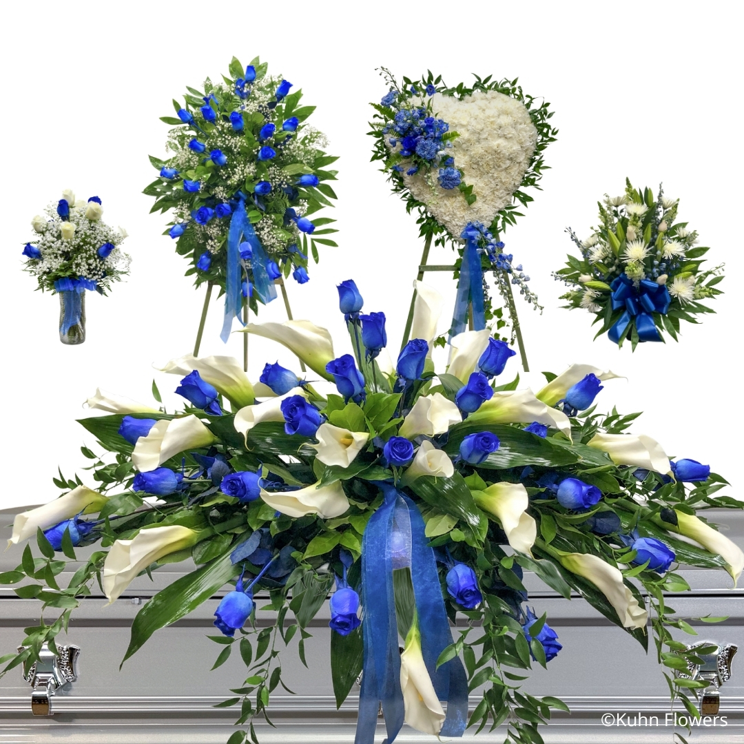 Blue Mixed 5 piece set