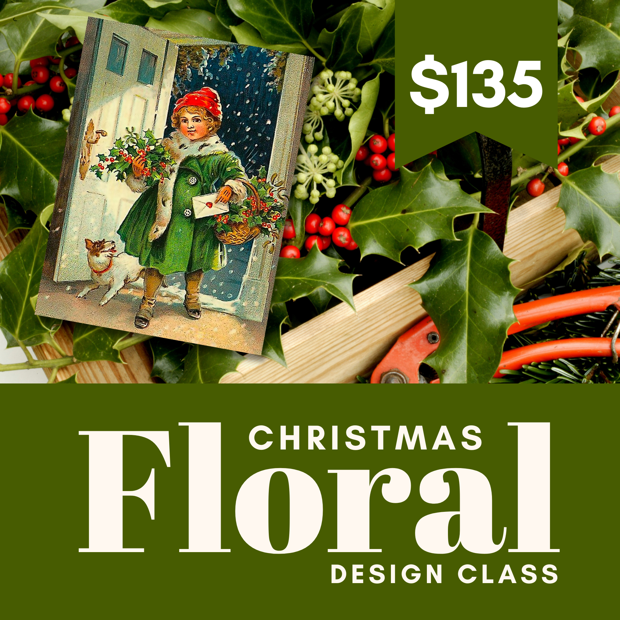 Victorian Christmas Centerpiece Workshop